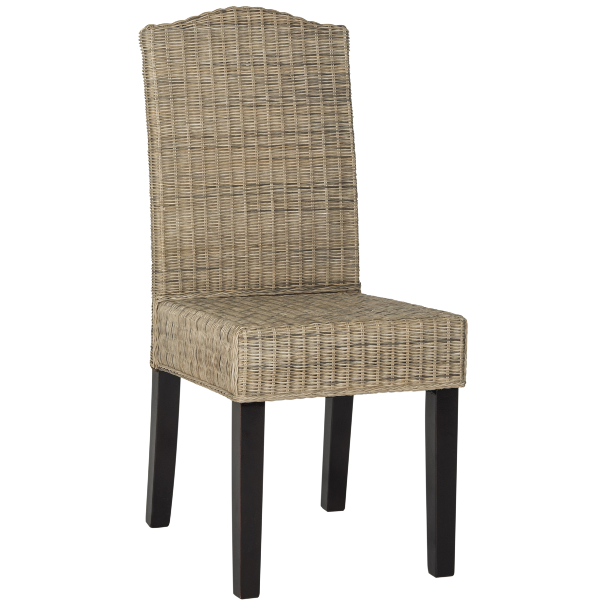 SAFAVIEH Odette 19''H Wicker Dining Chair Grey