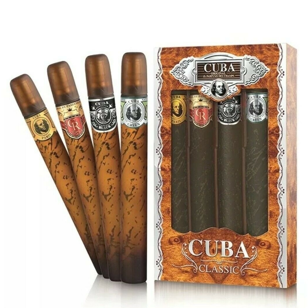 Cuba By Cuba For Men - 4 PC Gift Set