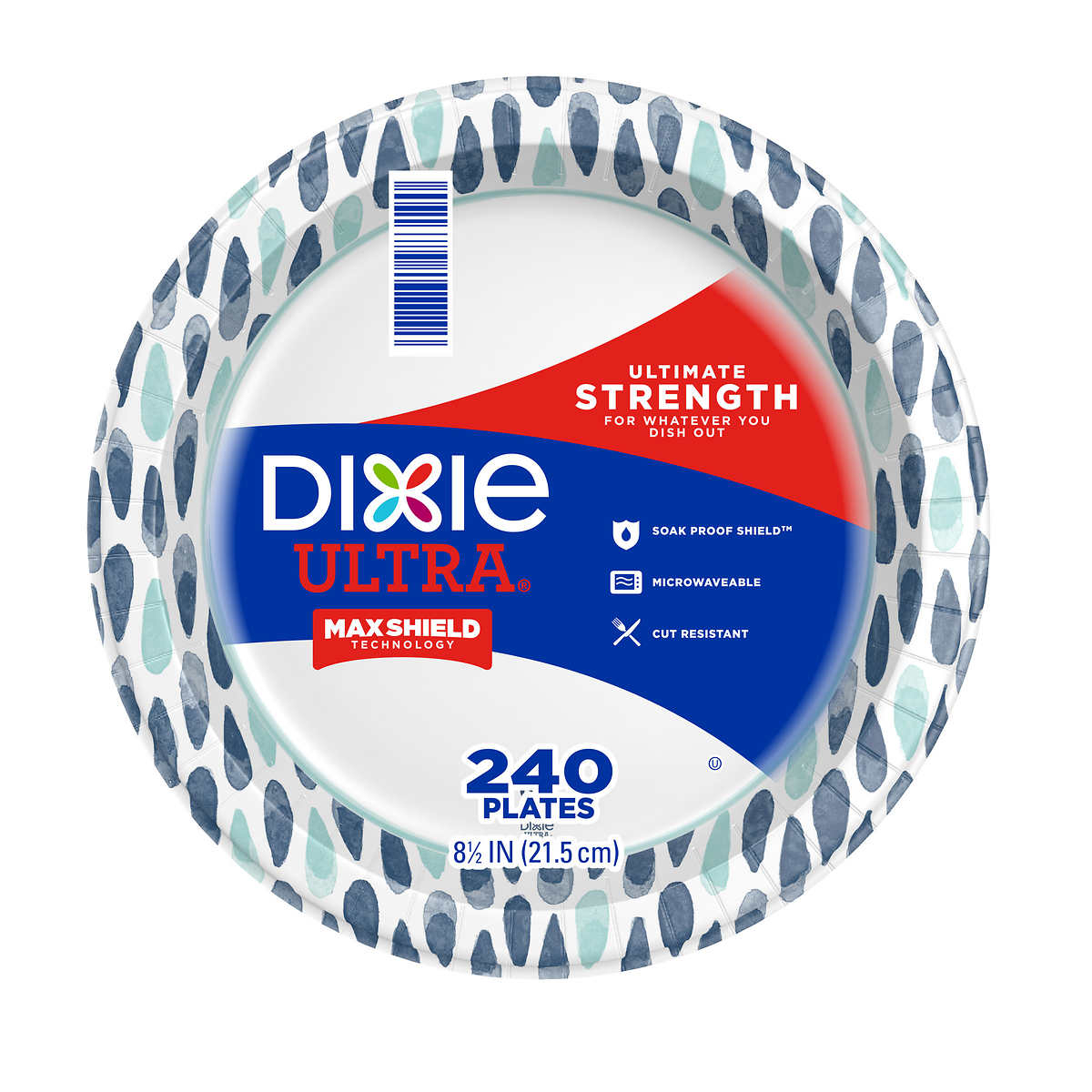 Dixie Ultra Paper Plate, 8.5 (240 Count)