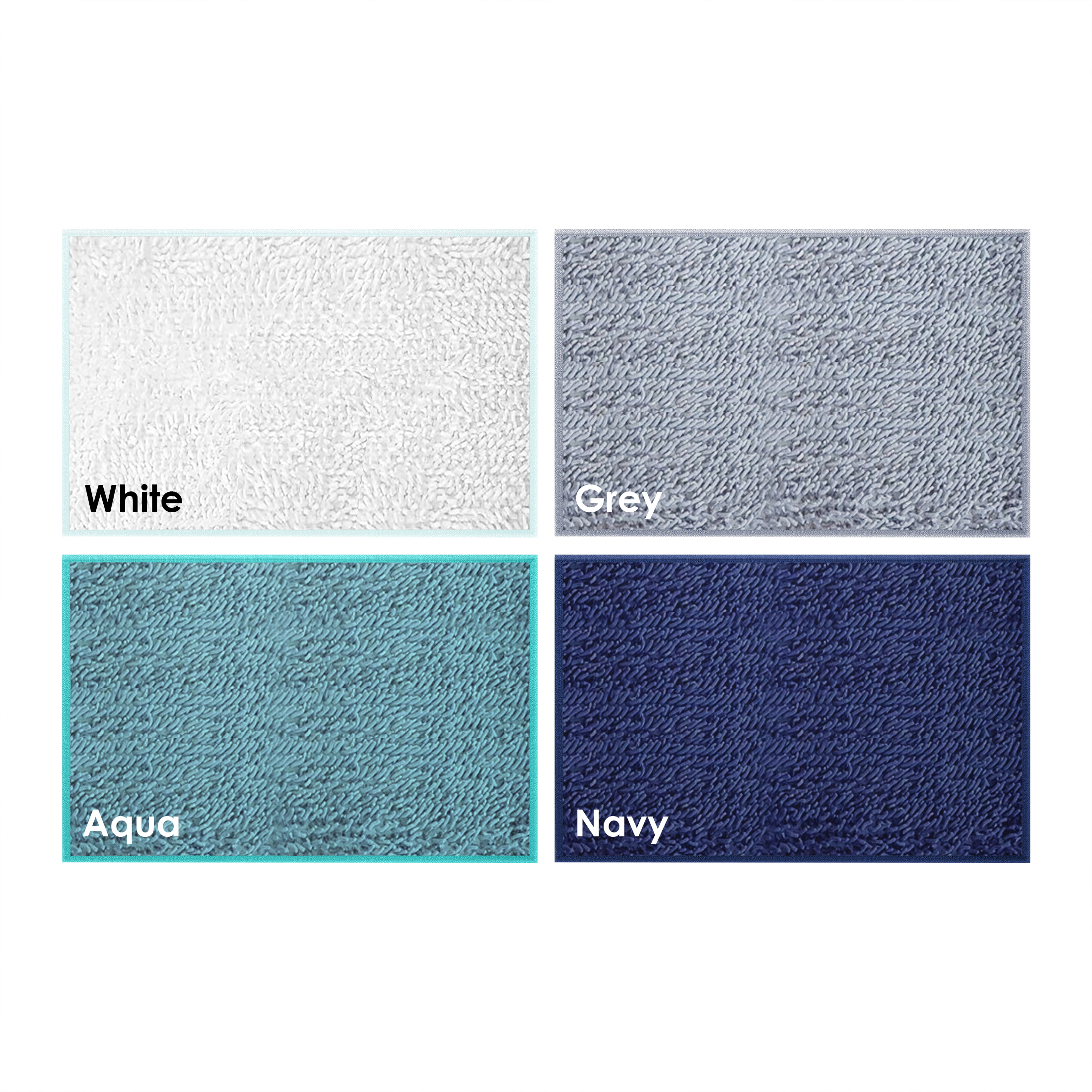 Non Slip Thick Soft Absorbent Ivy Chenille Bath Mat For Bathroom