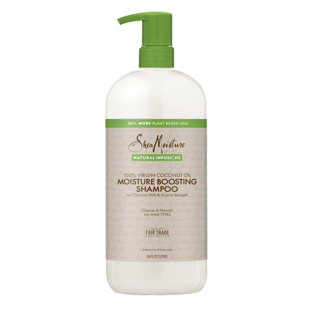 Shea Moisture Boosting Shampoo Natural Infusion, 34 Fluid Ounce