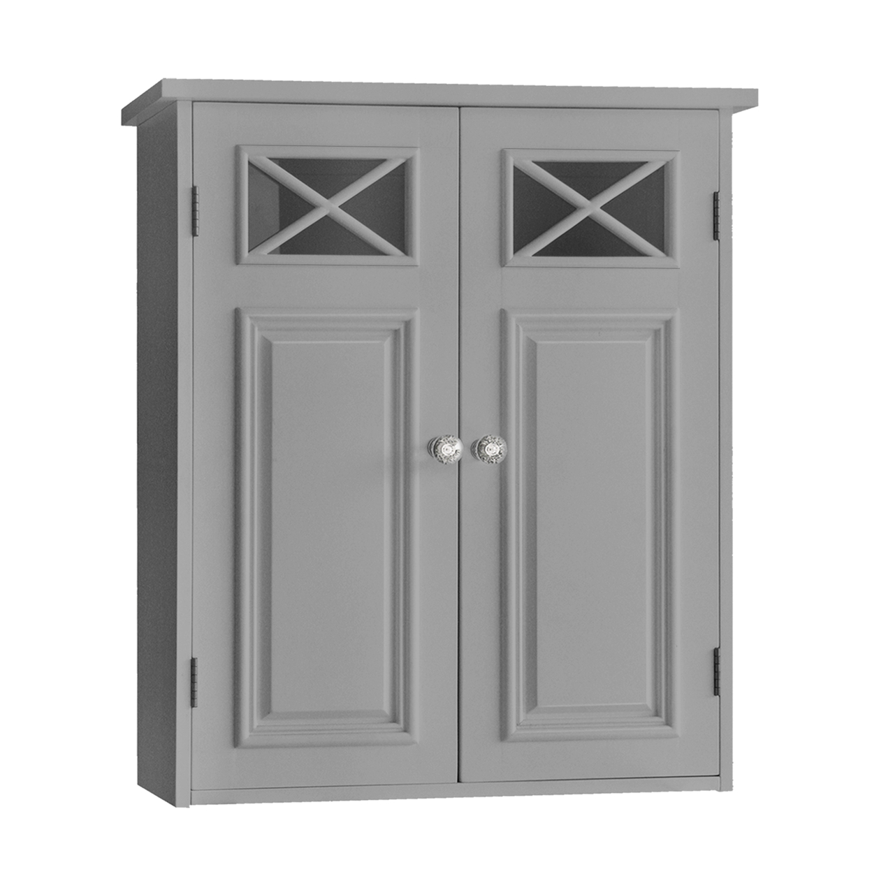 Elegant Home Fashions Bathroom Wall Cabinet Grey EHF-6810G