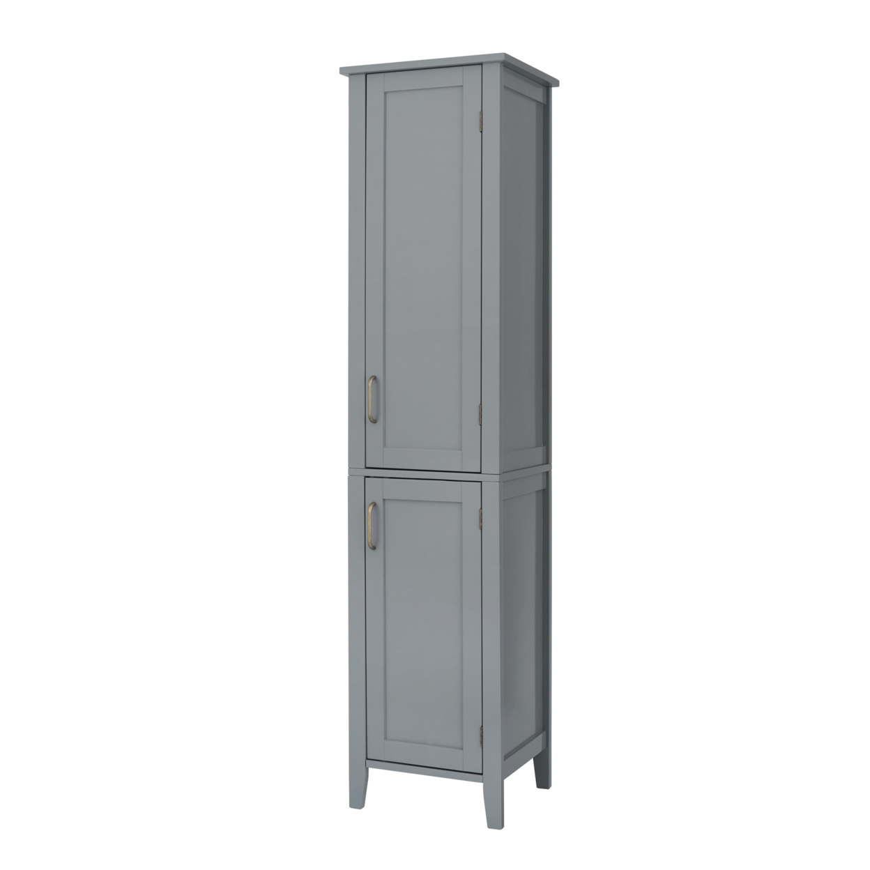 Elegant Home Fashions Wooden Bathroom Cabinet Floor Grey EHF-F0017