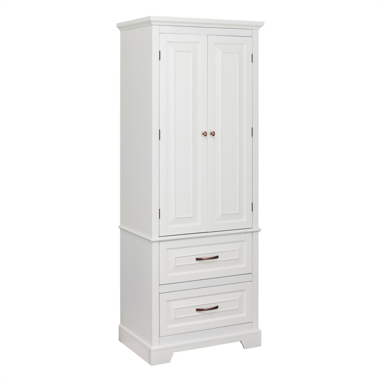 Elegant Home Fashions Wooden Bathroom Cabinet Linen ELG-592S
