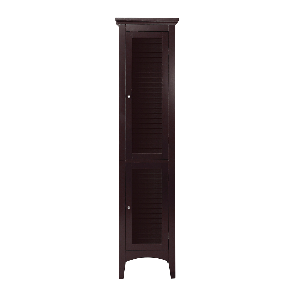 Elegant Home Fashions Wooden Bathroom Cabinet Brown ELG-598