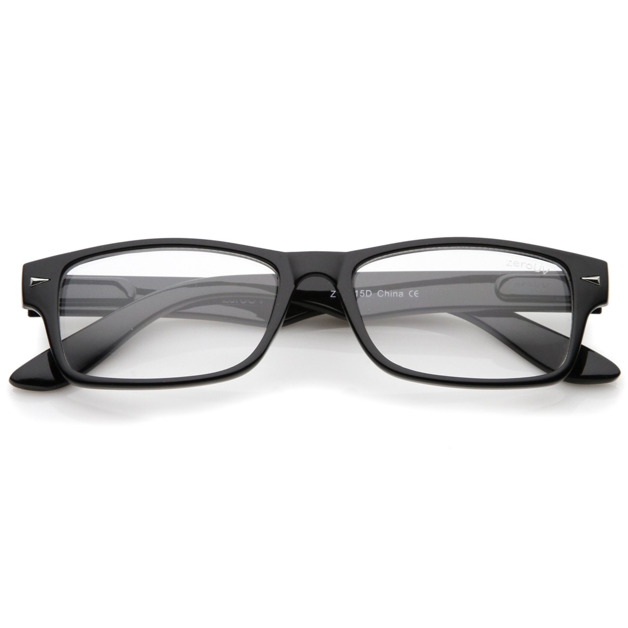Casual Horn Rimmed Clear Lens Rectangular Glasses 51mm - 2-Pack , Black/Tortoise