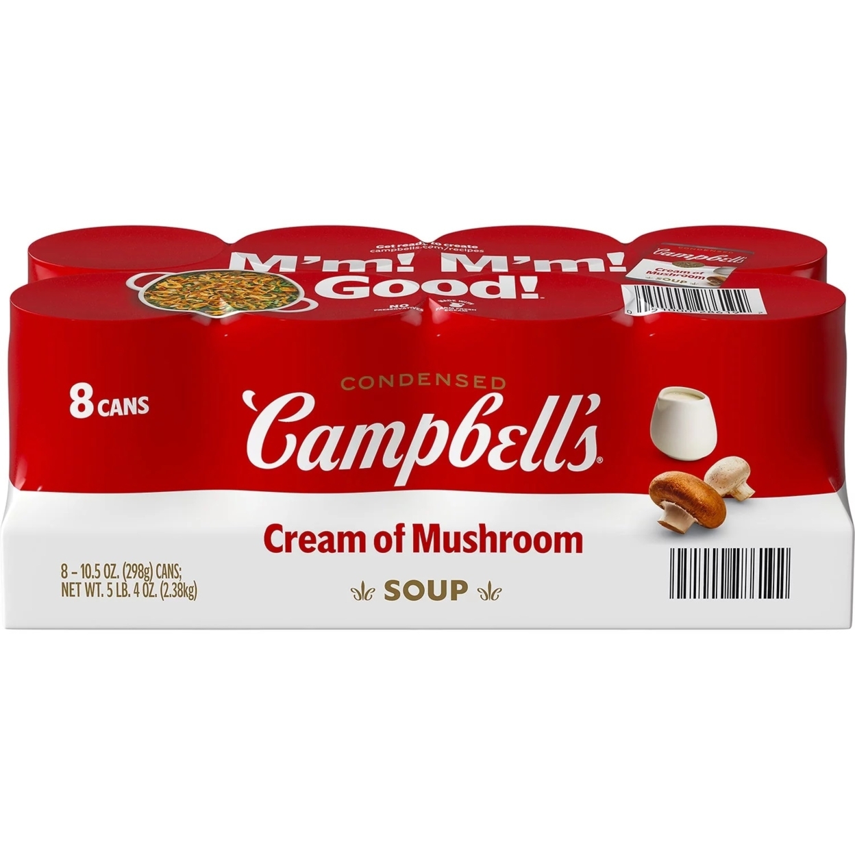 Campbell's Cream Of Mushroom Soup, 10.5 Ounce (Pack Of 8)