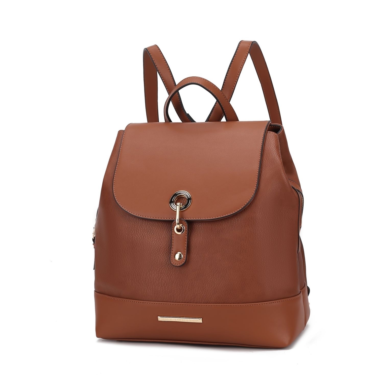 MKF Collection Laura Vegan Leather Backpack By Mia K. - Light Blue