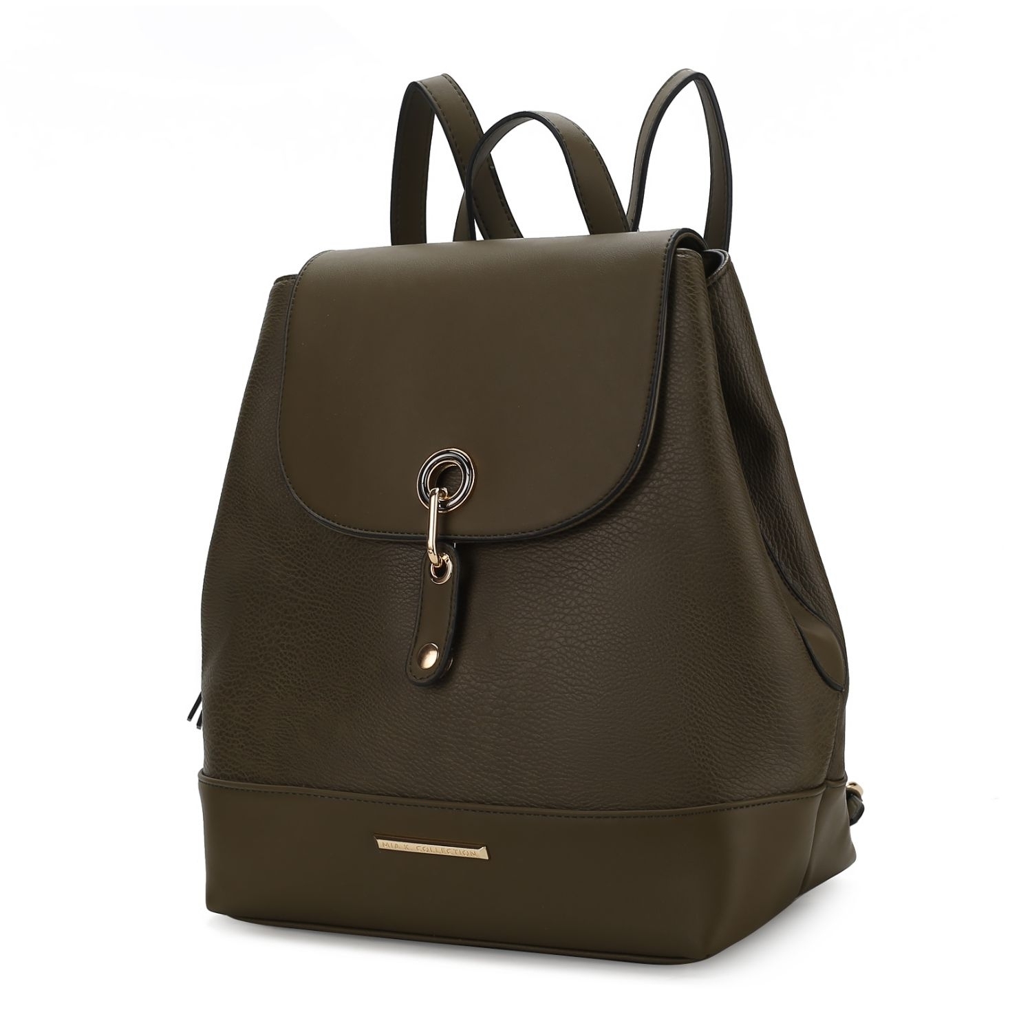 MKF Collection Laura Vegan Leather Backpack By Mia K. - Olive