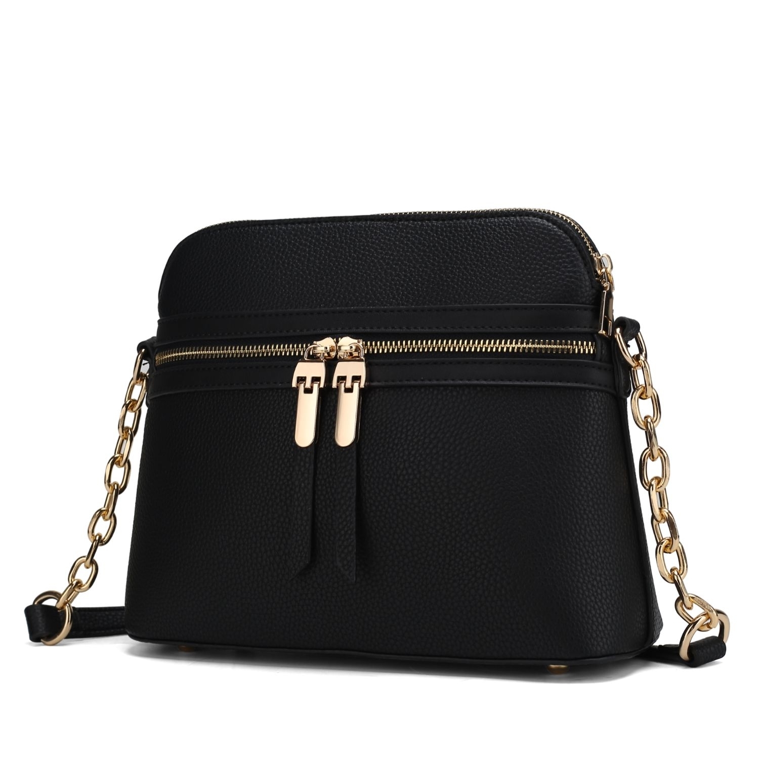 MKF Collection Kelisse Solid Crossbody Bag By Mia K. - Coffee