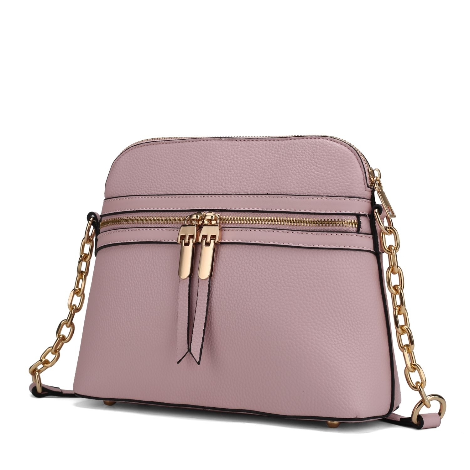 MKF Collection Kelisse Solid Crossbody Bag By Mia K. - Pink