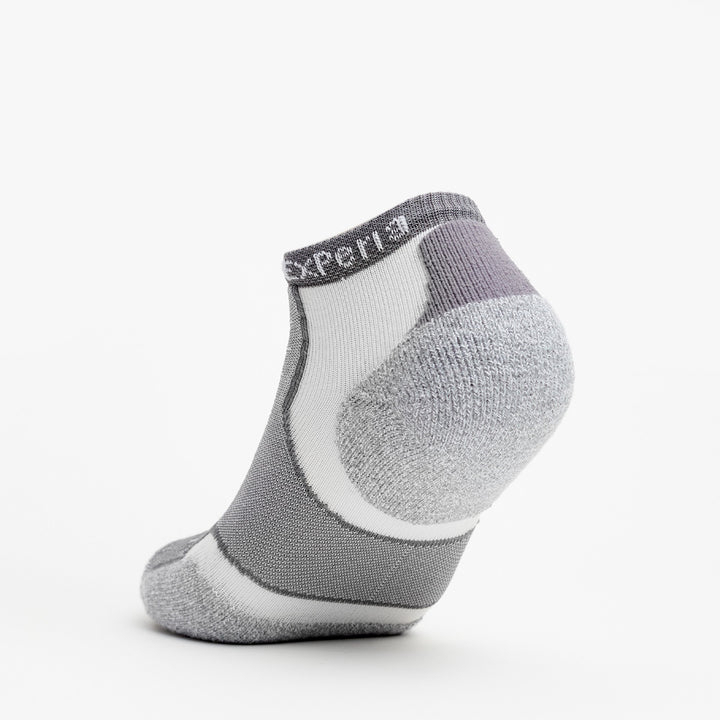 Thorlos Unisex Experia TECHFIT Light Cushion Low Cut Socks Grey - XCCU-194 Grey - Grey, S