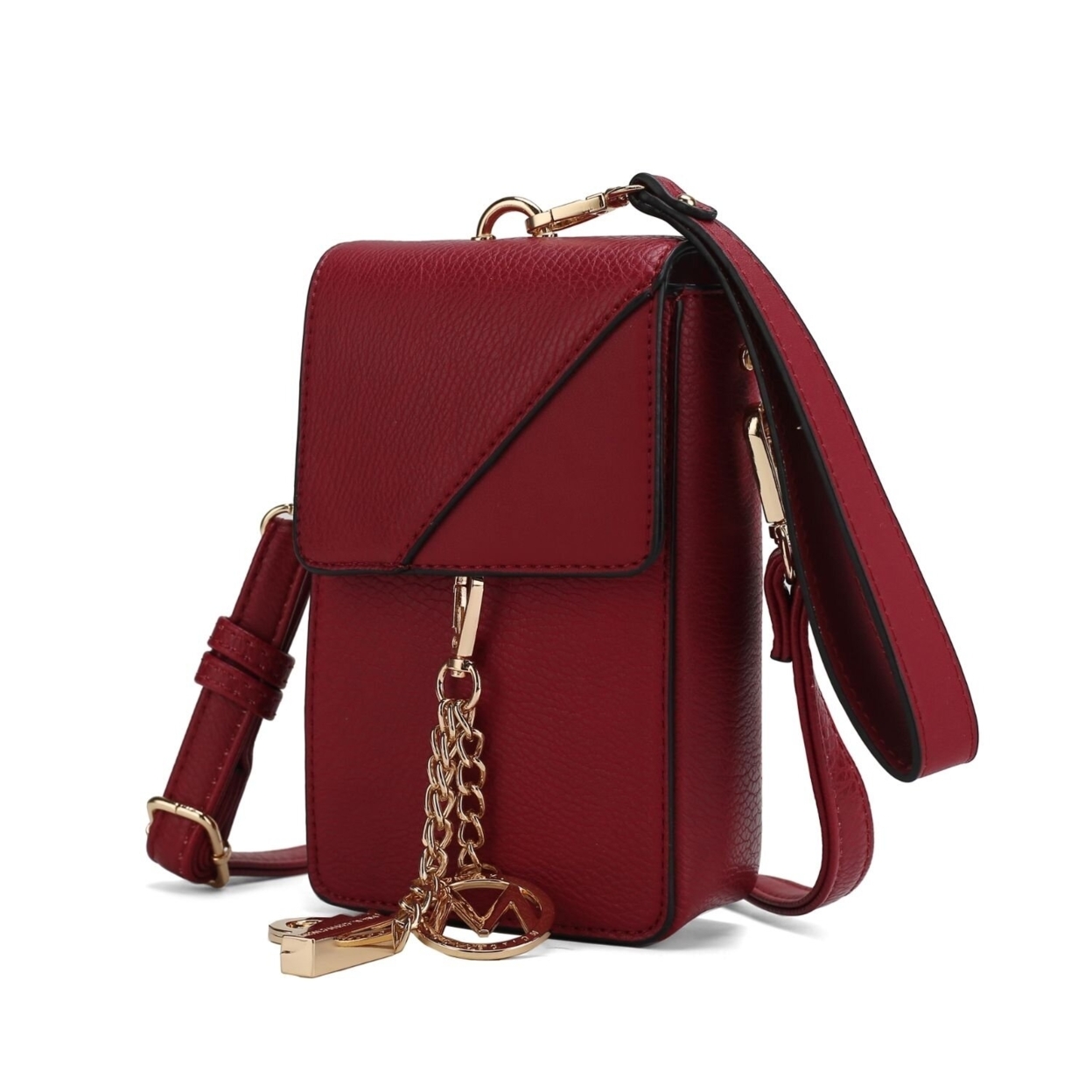 MKF Collection Hannah Crossbody & Wristlet Handbag By Mia K. - Red