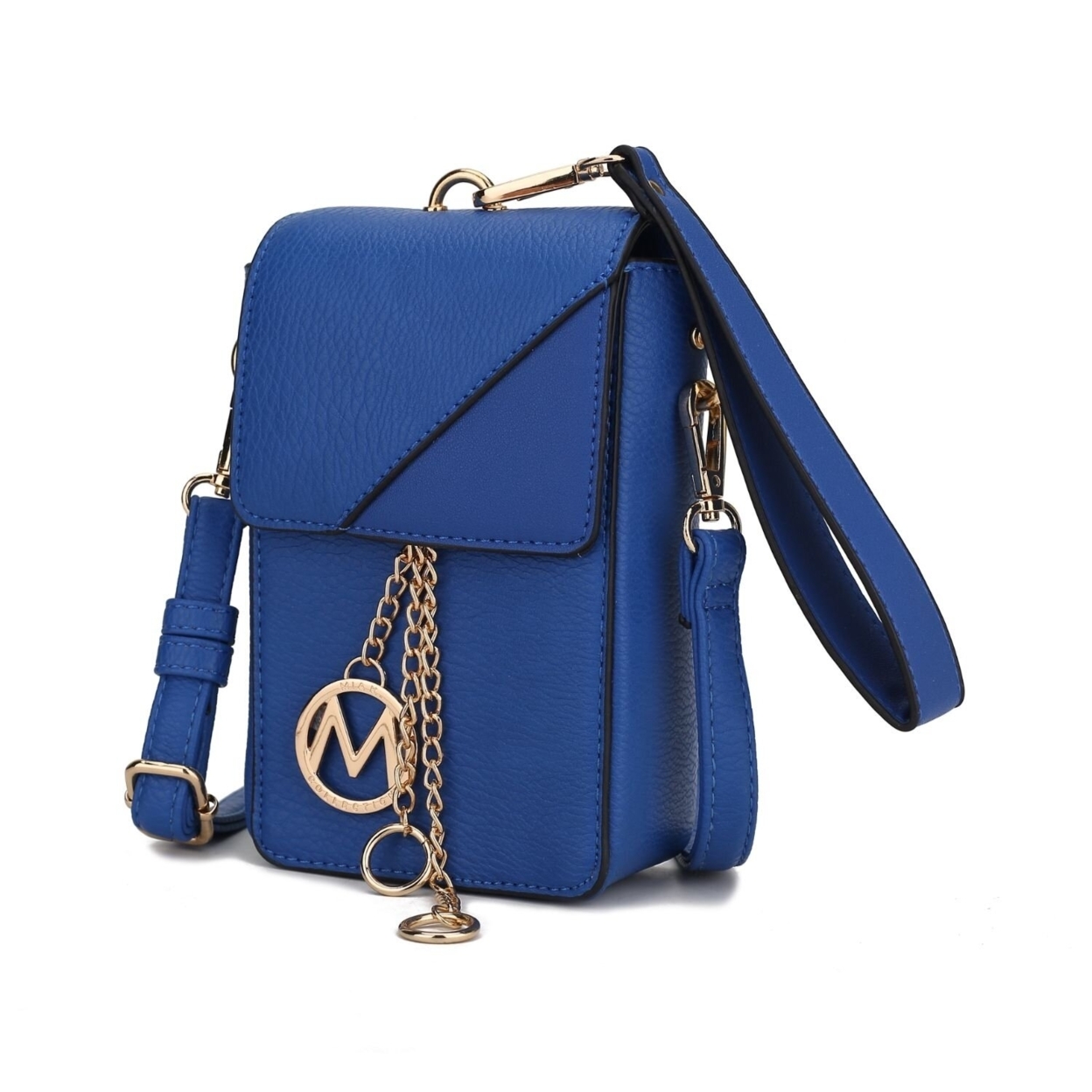 MKF Collection Hannah Crossbody & Wristlet Handbag By Mia K. - Royal