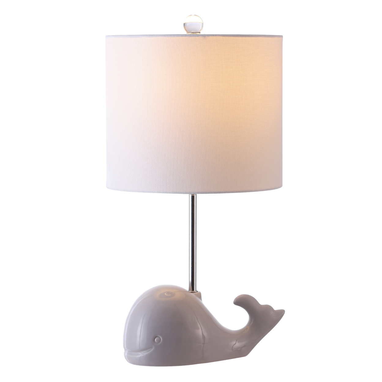 SAFAVIEH Walter Whale Lamp , Grey ,