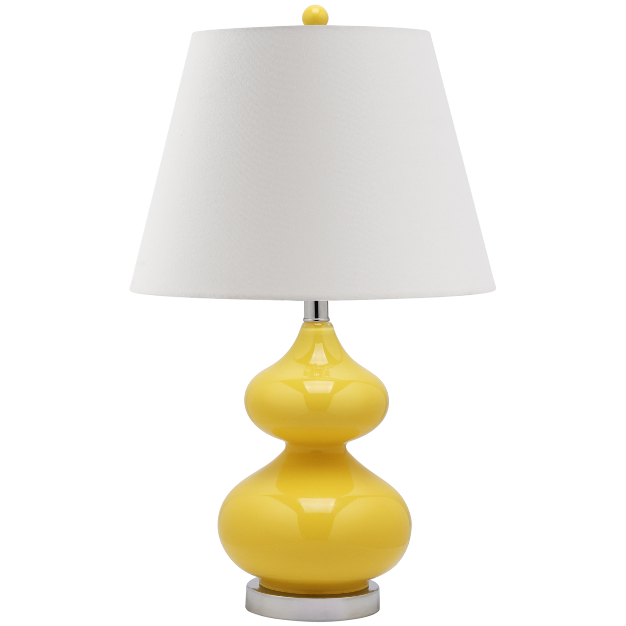 SAFAVIEH Eva Double Gourd Table Lamp (Set Of 2) , Yellow ,