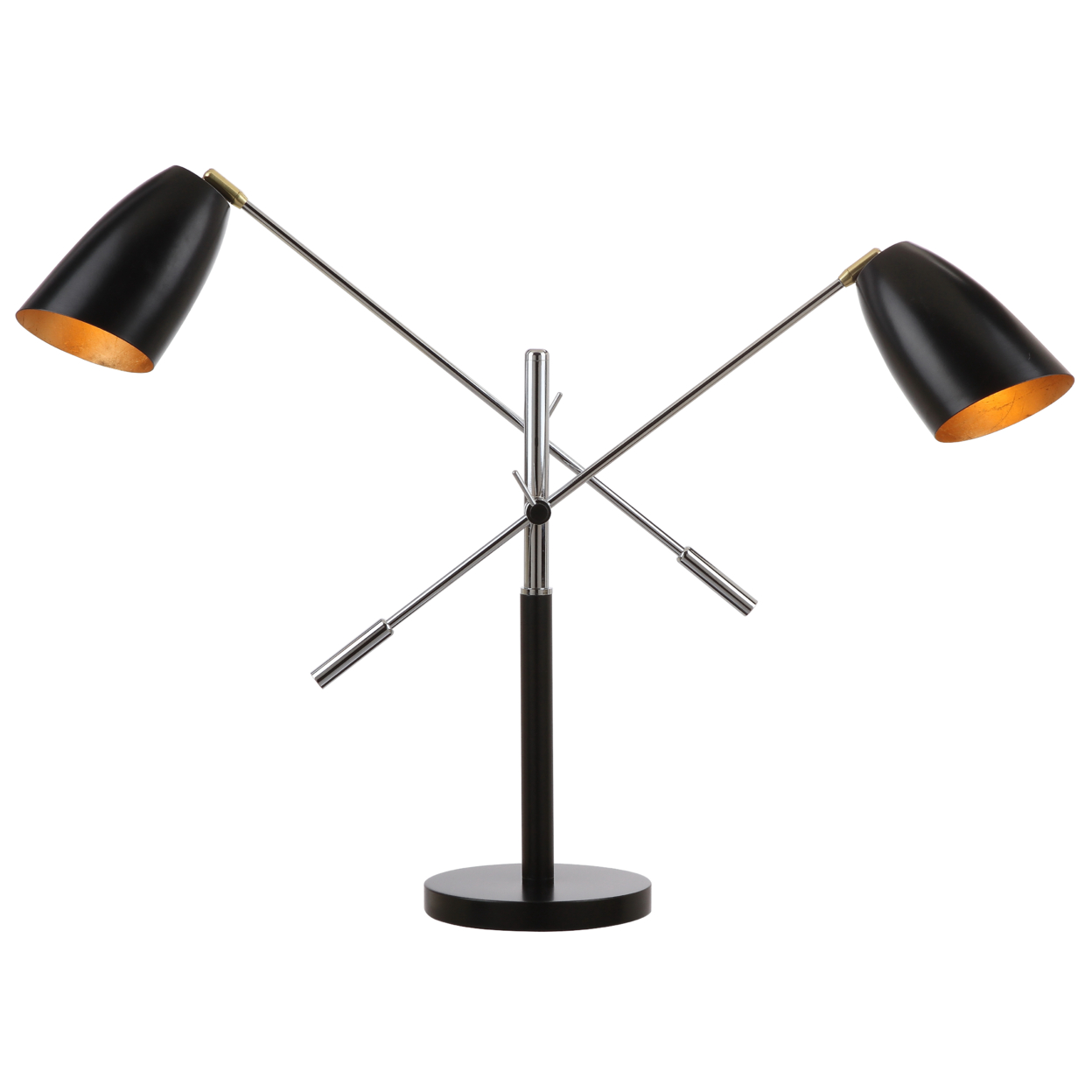 SAFAVIEH Mavis Table Lamp , Black / Gold ,