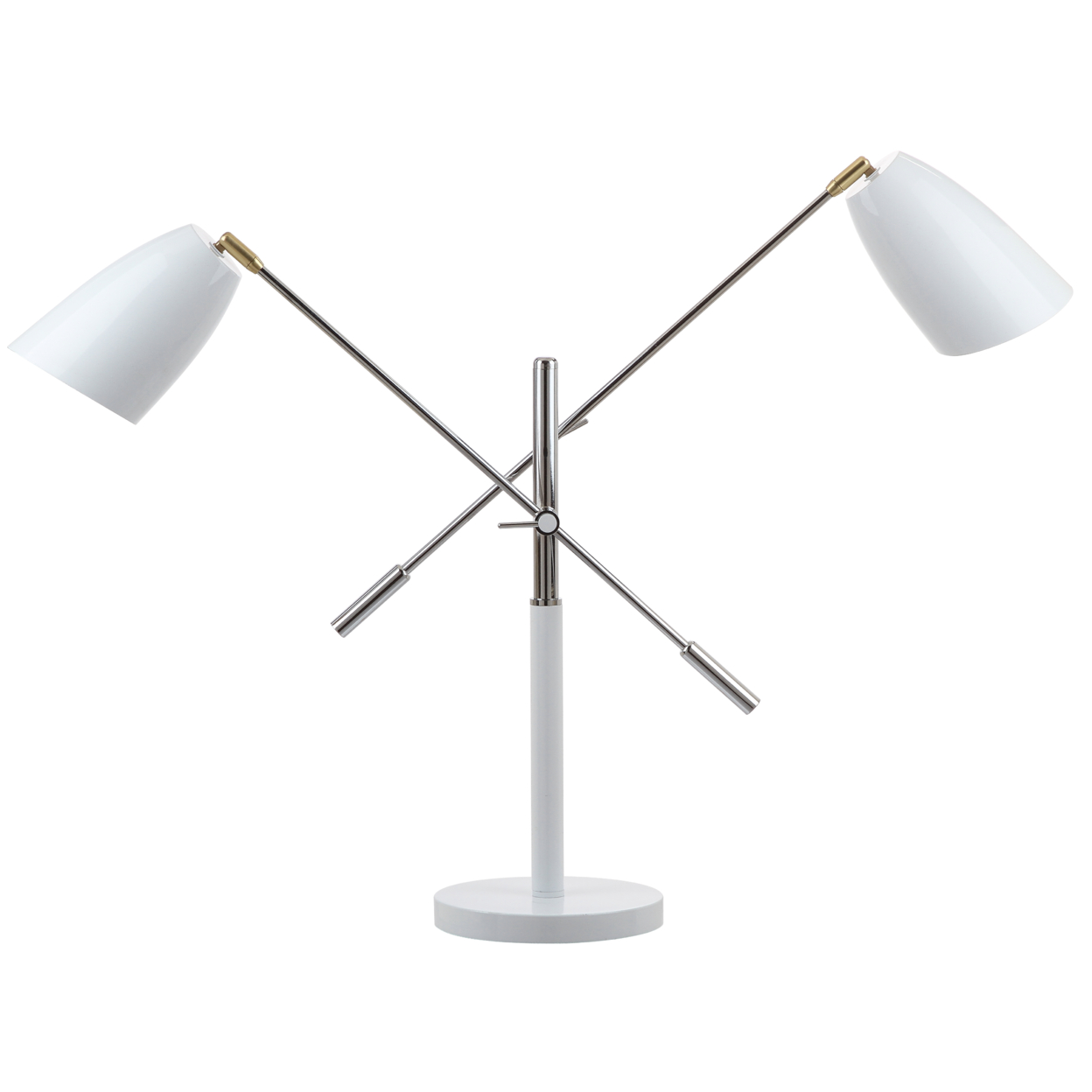 SAFAVIEH Mavis Table Lamp , White / Gold ,
