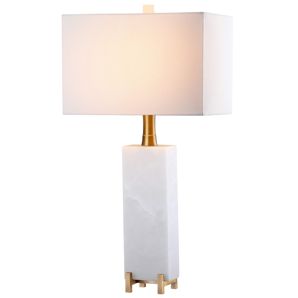 SAFAVIEH Alfio Table Lamp , Navy / Gold ,