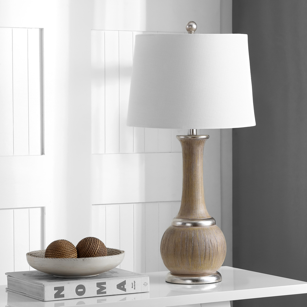SAFAVIEH Brockton Table Lamp | Chrome |
