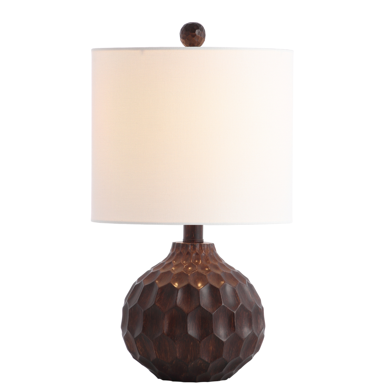 SAFAVIEH Canes Table Lamp , Antique Brown ,