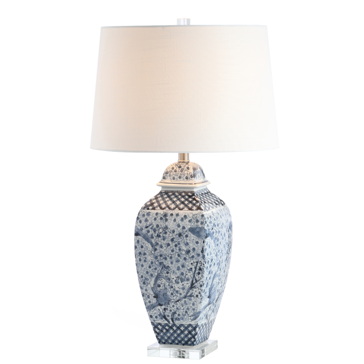 SAFAVIEH Orianna Table Lamp , Blue / White ,