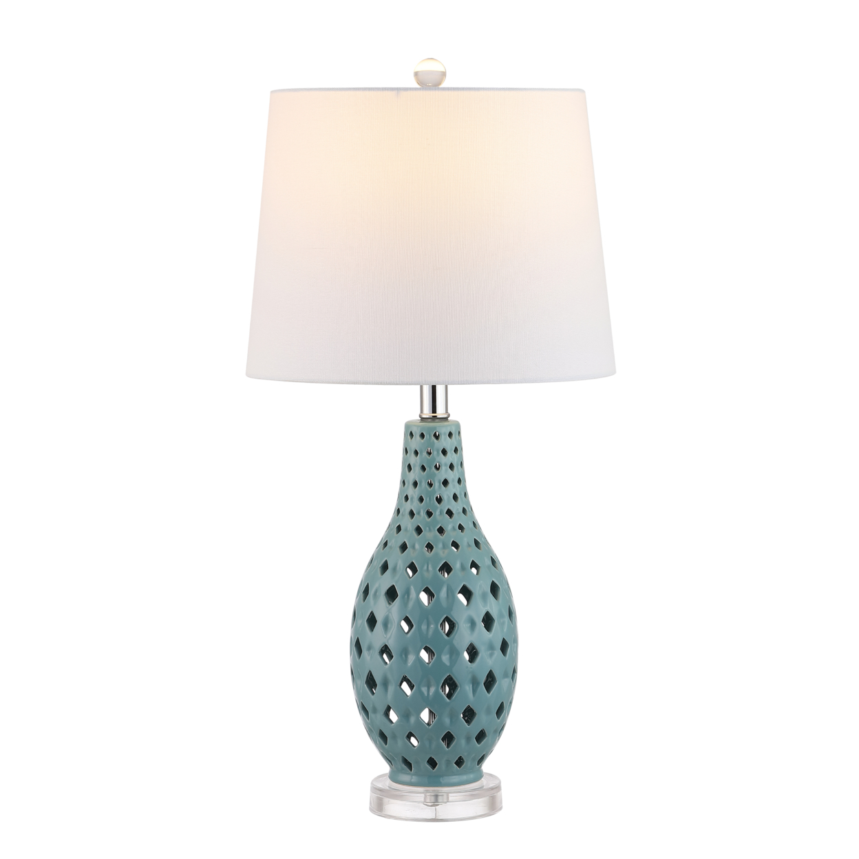 SAFAVIEH Frena Table Lamp (Set Of 2) , Blue ,