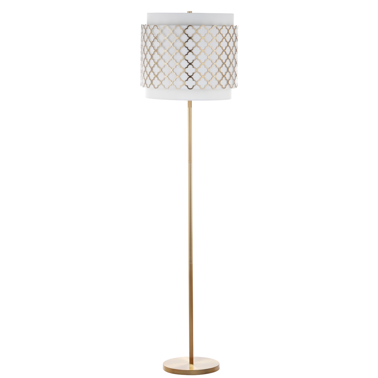 SAFAVIEH Priscilla Floor Lamp , Gold Leaf ,