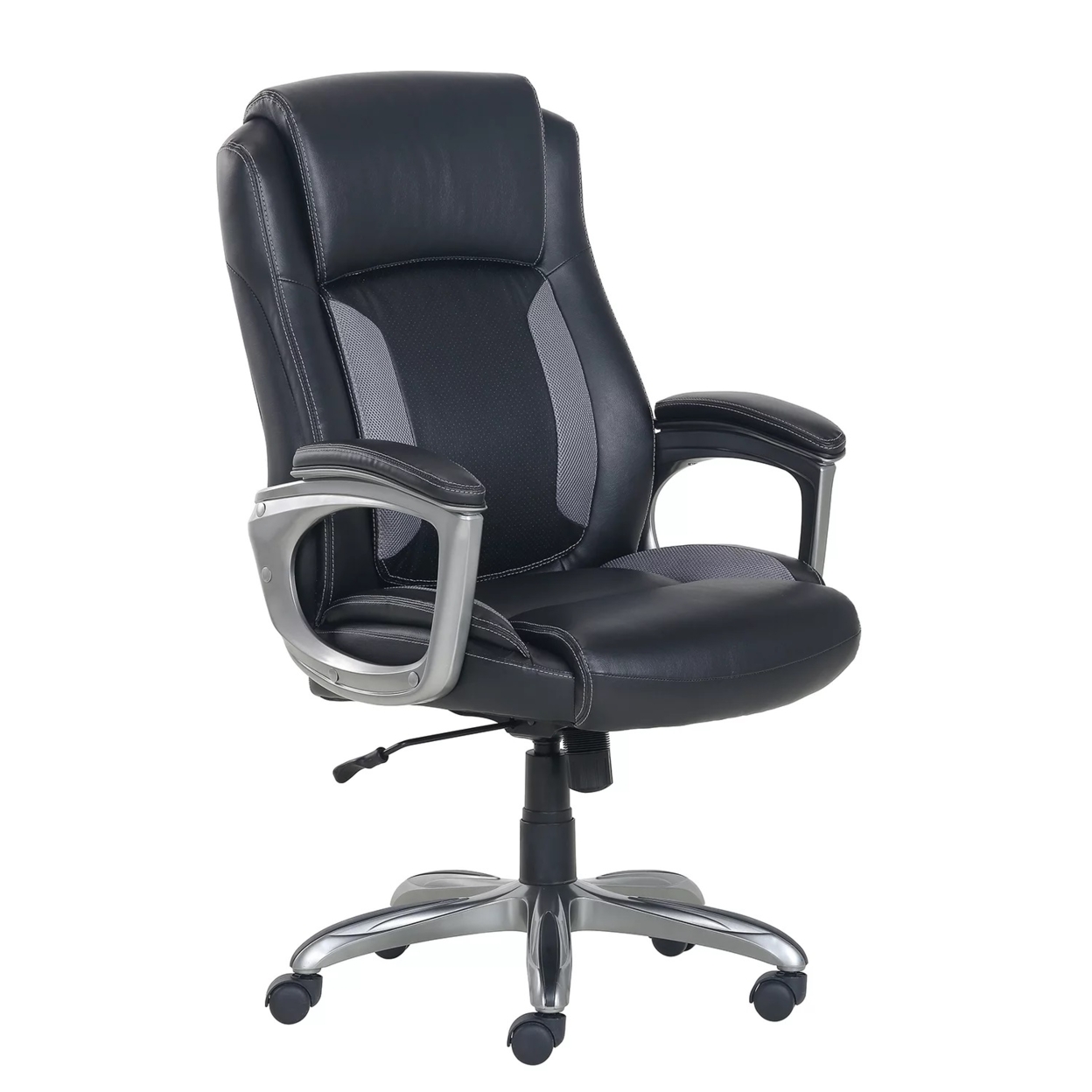 Serta Managerâs Office Chair, Black/Gray