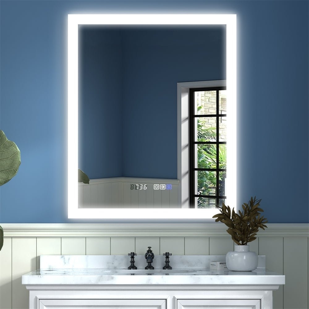 ExBrite 30 x 36 Light Up Bathroom Mirror Anti Fog (Back Light)