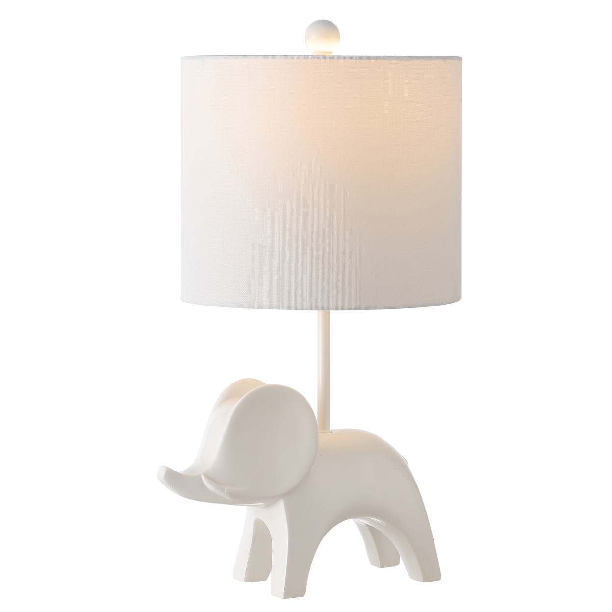 SAFAVIEH Ellie Elephant Lamp , White ,