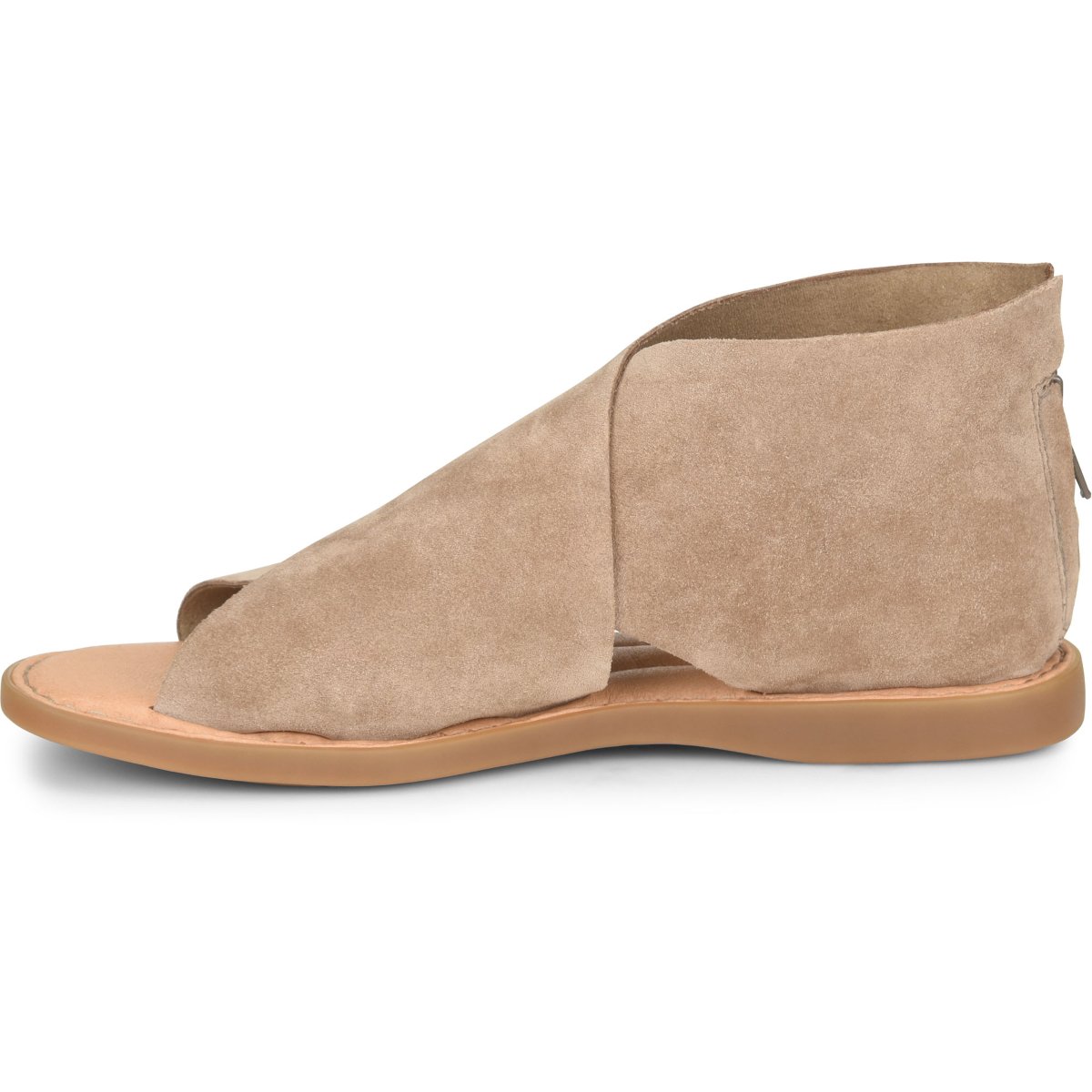 BORN Women's Iwa Sandal Taupe Suede (Beige) - F78017 TAUPE - TAUPE, 9
