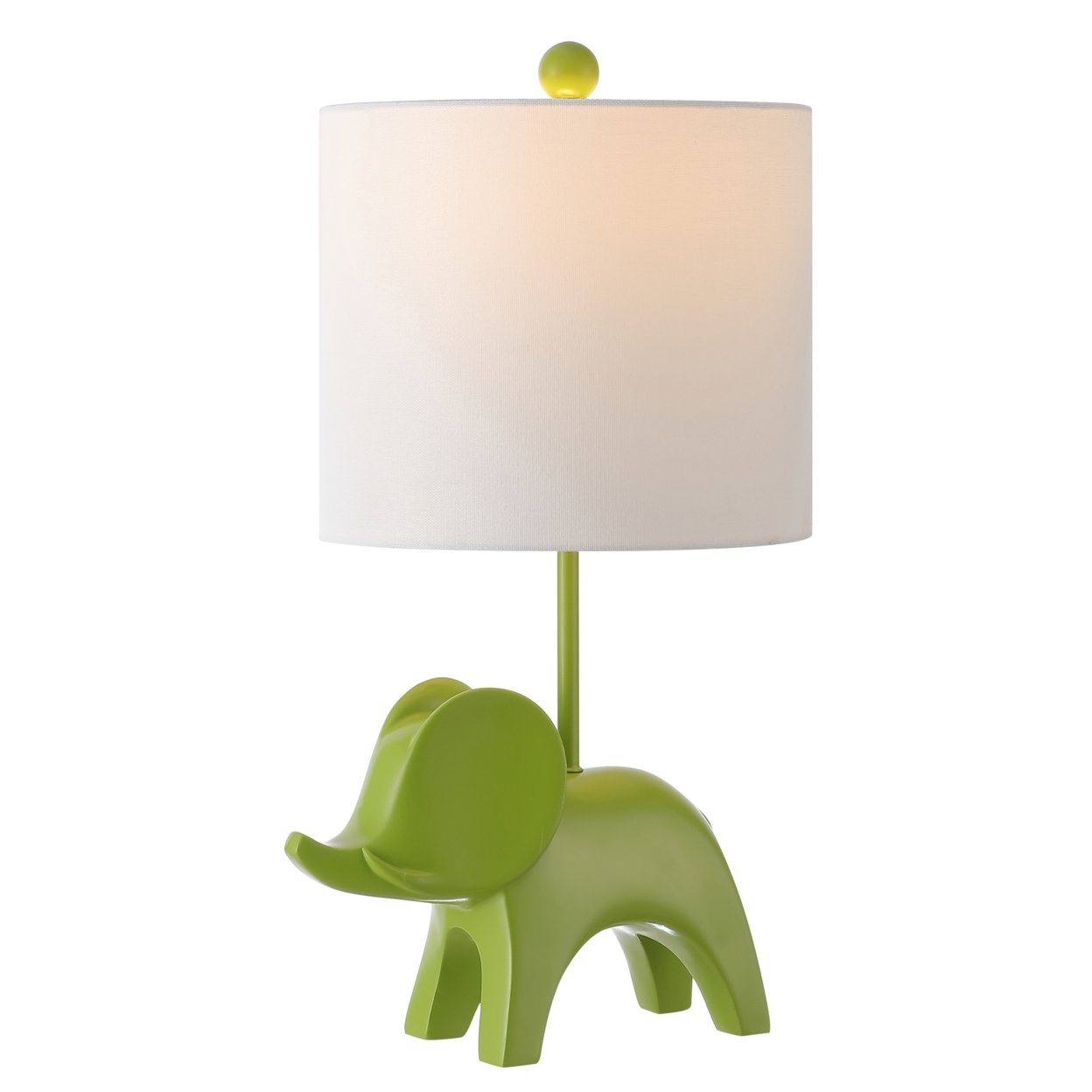 SAFAVIEH Ellie Elephant Lamp , Green ,