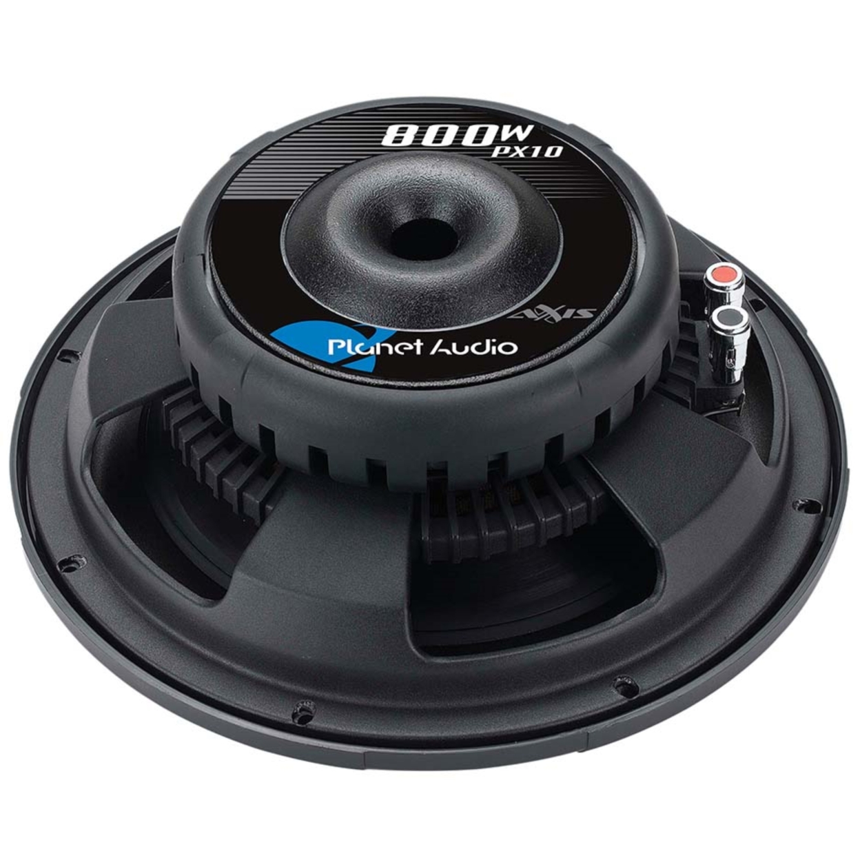 Planet Audio AXIS PX10 , 10 Inch 800W Single 4 Ohm Shallow Slim Subwoofer 10 S4