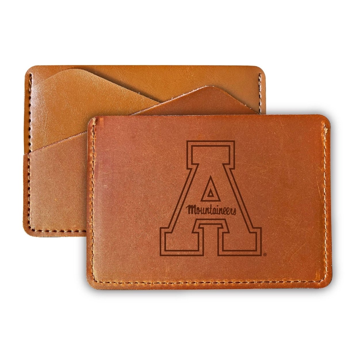 Appalachian State College Leather Card Holder Wallet