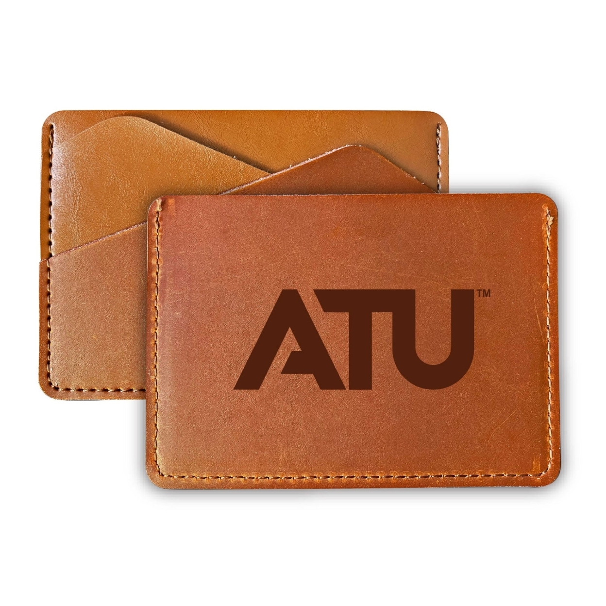 Arkansas Tech University College Leather Card Holder Wallet