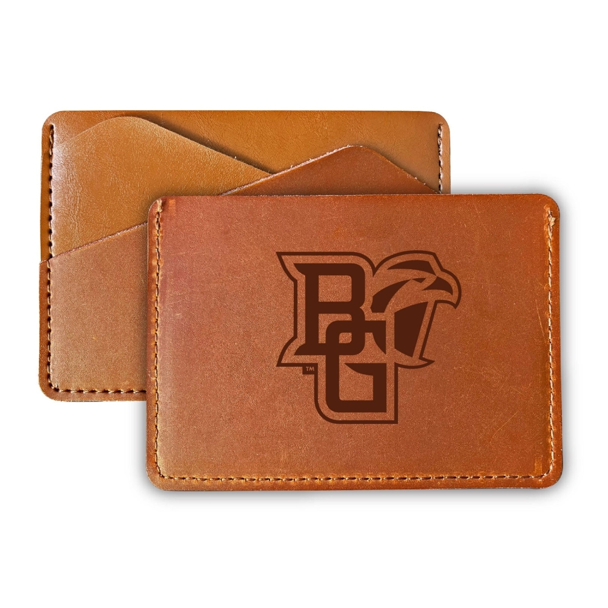 Bowling Green Falcons College Leather Card Holder Wallet