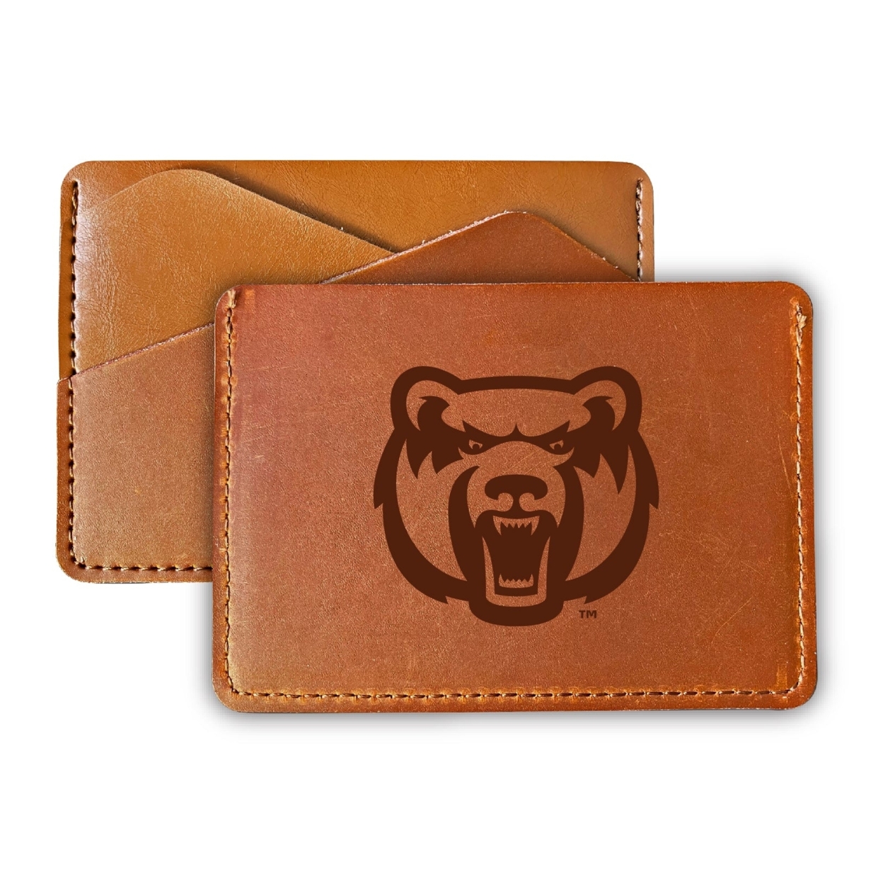 Central Arkansas Bears College Leather Card Holder Wallet