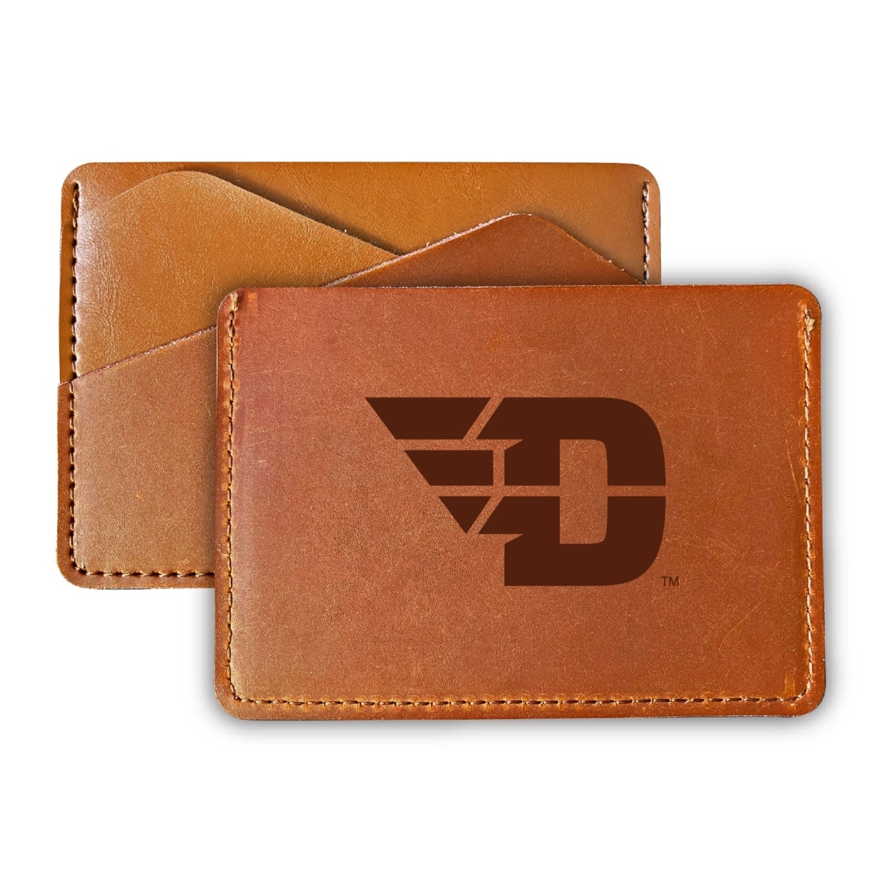 Dayton Flyers College Leather Card Holder Wallet