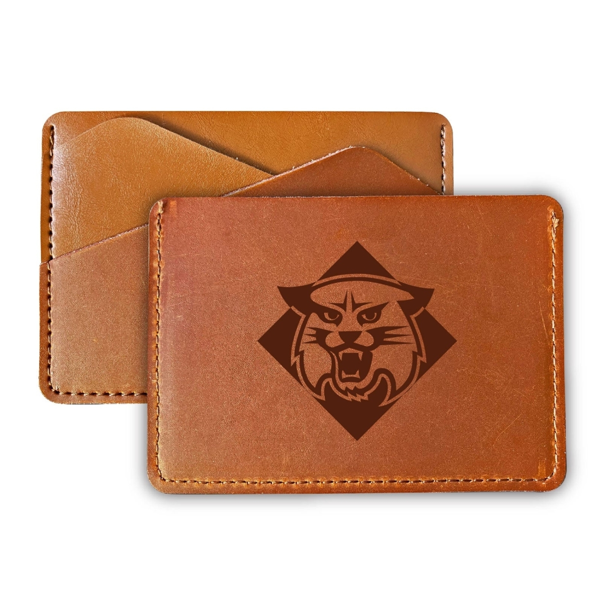Davidson College College Leather Card Holder Wallet