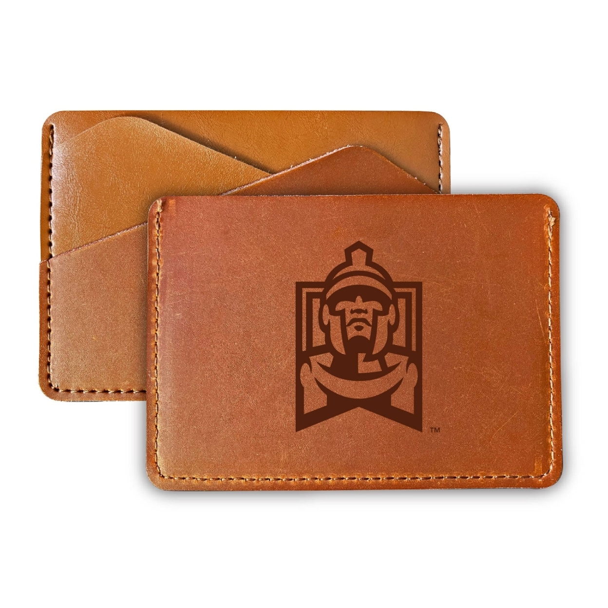 East Stroudsburg University College Leather Card Holder Wallet