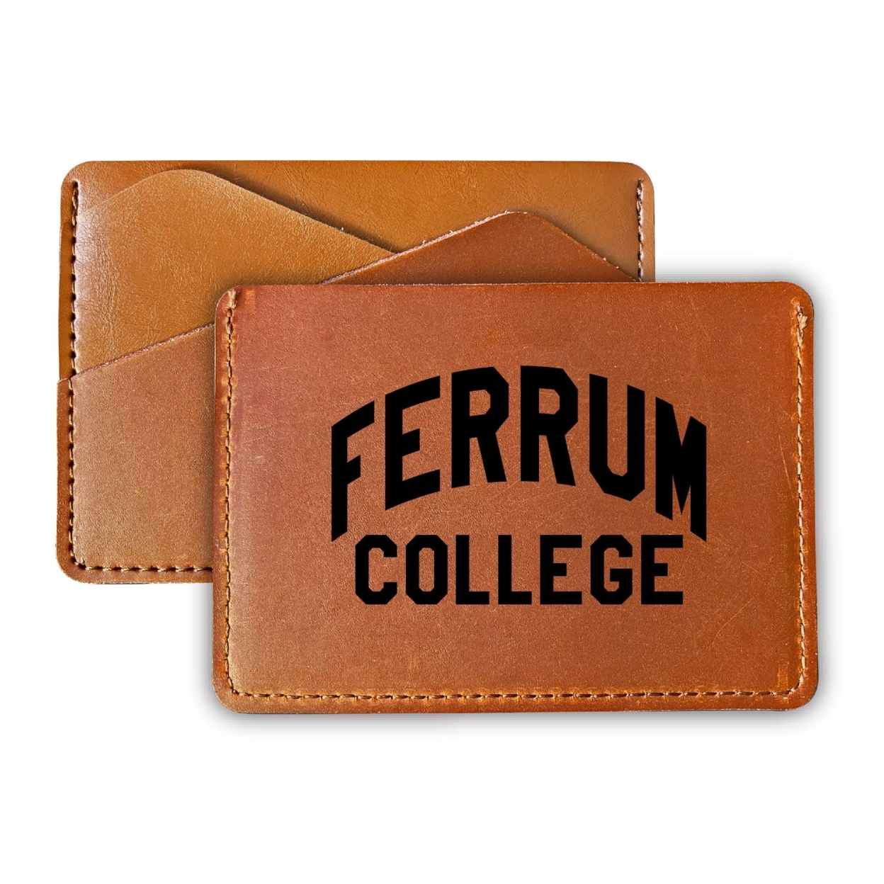 Ferrum College College Leather Card Holder Wallet