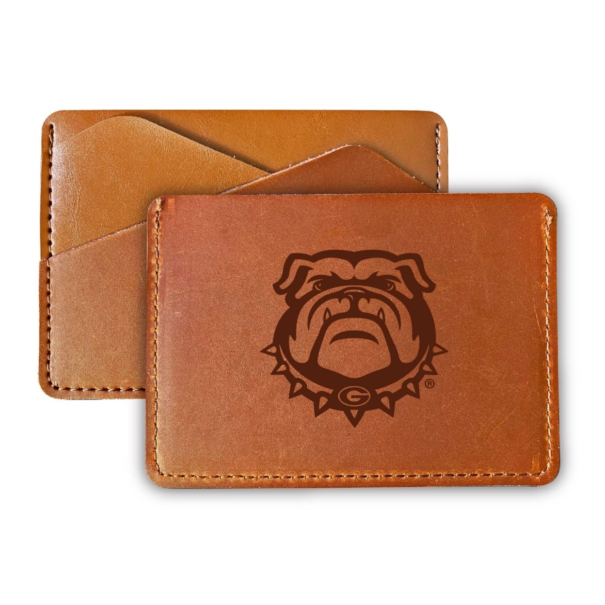 Georgia Bulldogs College Leather Card Holder Wallet