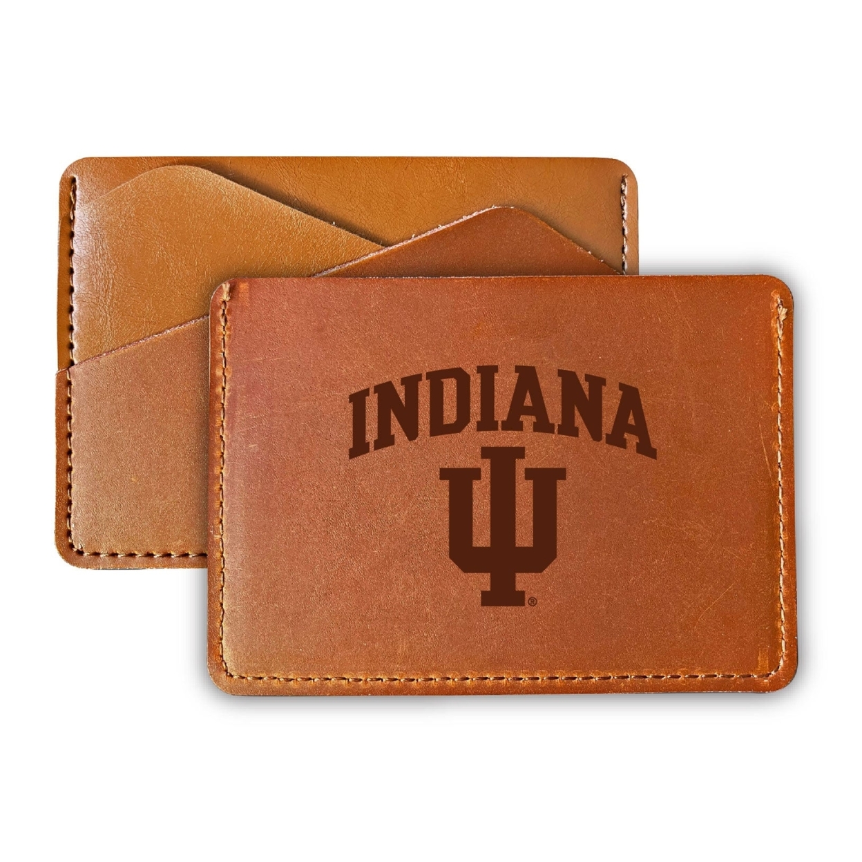 Indiana Hoosiers College Leather Card Holder Wallet