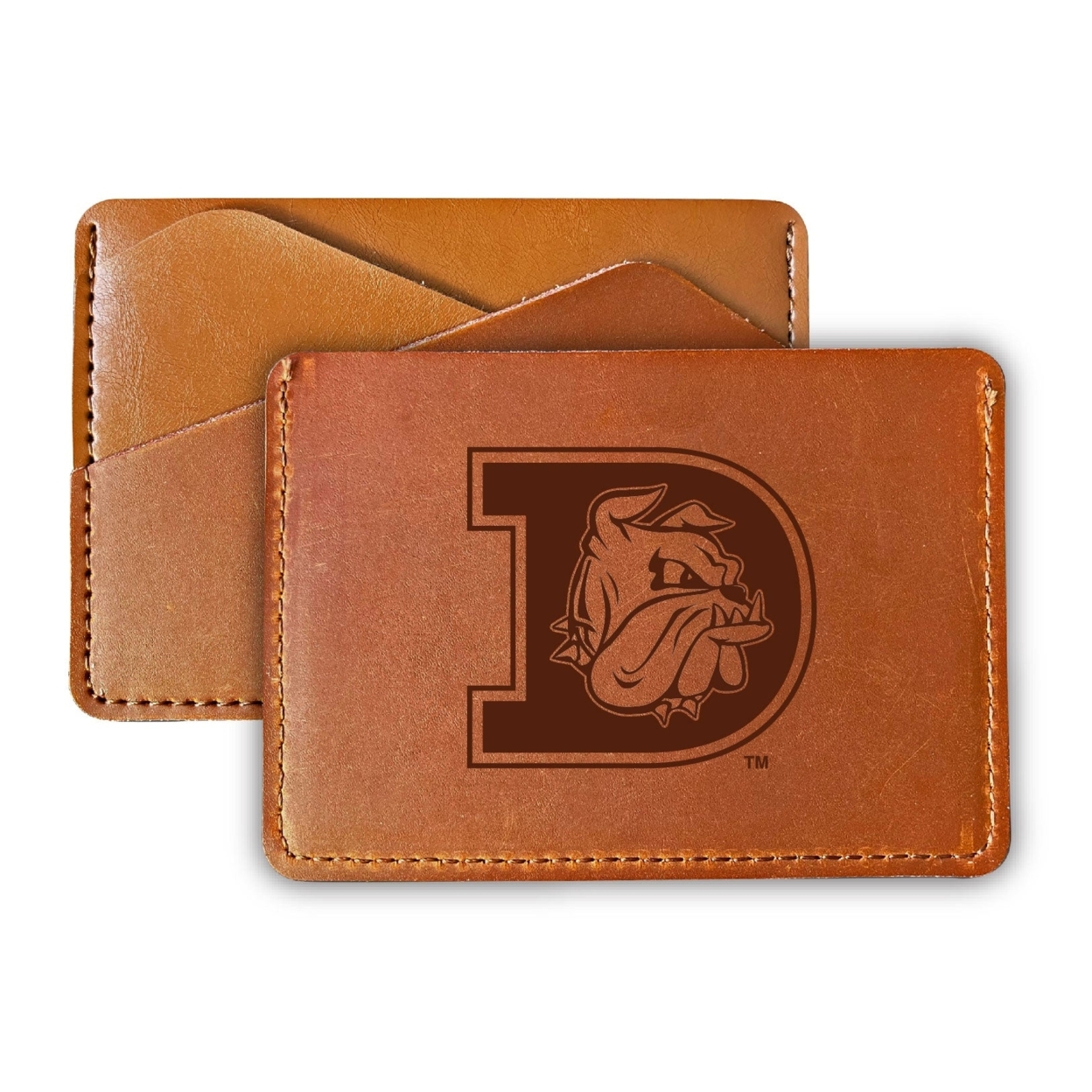 Minnesota Duluth Bulldogs College Leather Card Holder Wallet