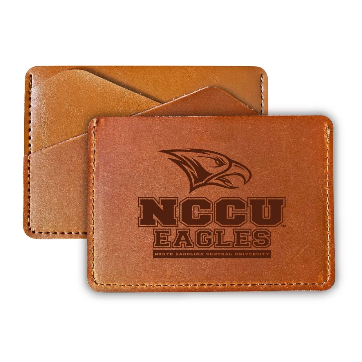 North Carolina Central Eagles College Leather Card Holder Wallet