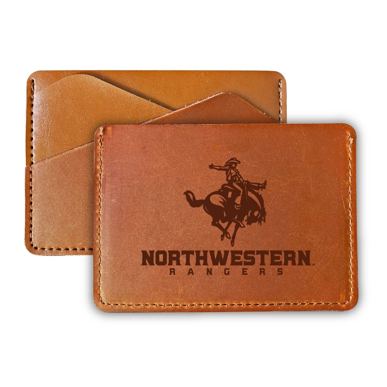 Northwestern Oklahoma State University College Leather Card Holder Wallet