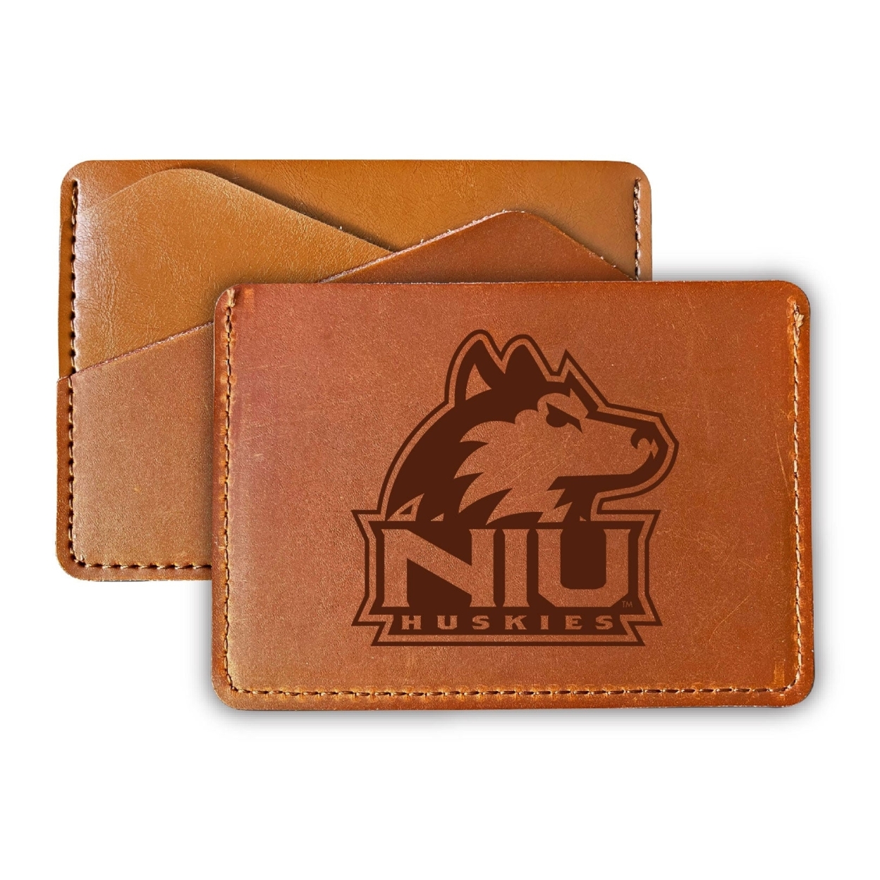 Northern Illinois Huskies College Leather Card Holder Wallet