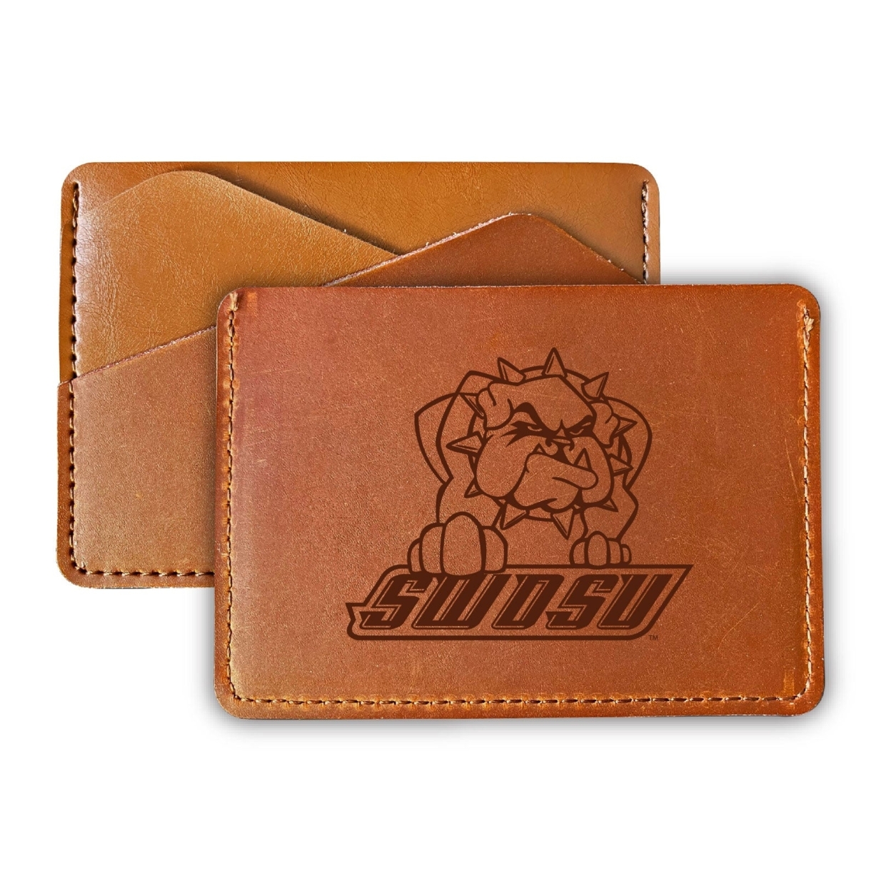 Southwestern Oklahoma State University College Leather Card Holder Wallet