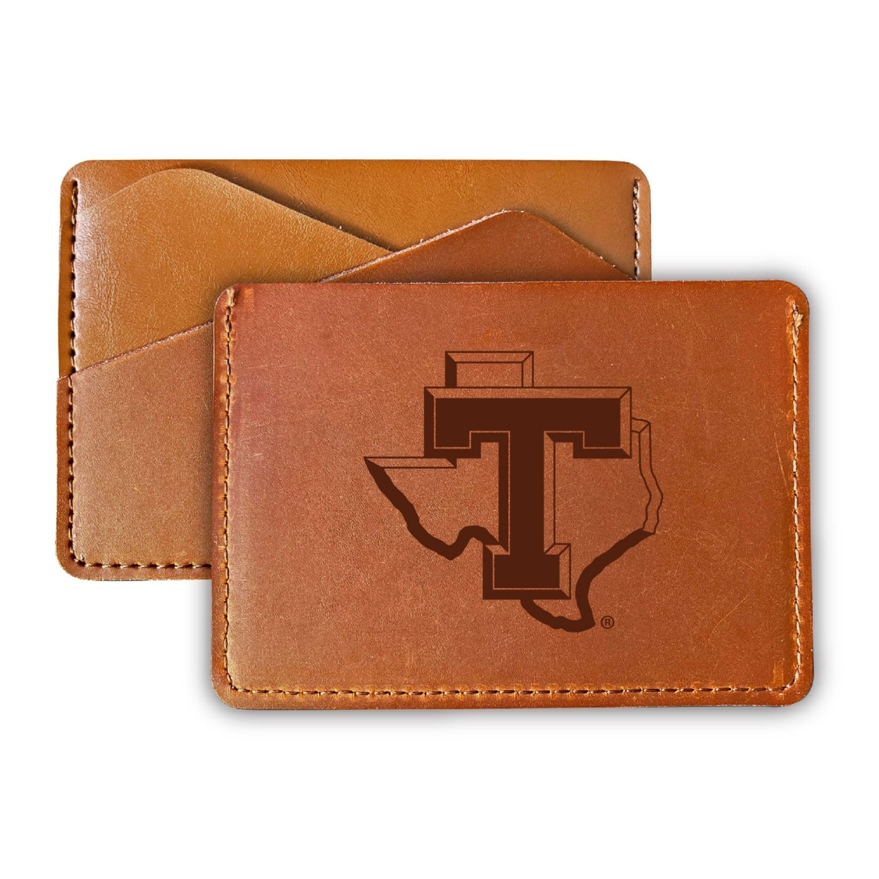 Tarleton State University College Leather Card Holder Wallet